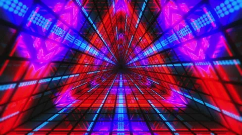 VJ Loop Triangular Tunnel 8 库存影片 60118862