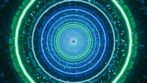 VJ Loop Trippy Circular 4K - Hypnotic Psychedelic Music Background Animation Stock Footage 293048096