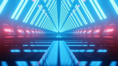 VJ Loop, tryangles scifi like background for ads. seamless Stock Footage 105524359
