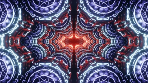VJ Loop tunnel abstraction. September 2021 Stock Footage 161771366