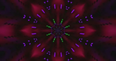 VJ loop tunnel animation seamless video display that captivates a Stock Footage 318175245