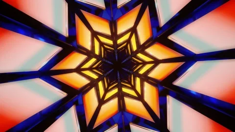 VJ Loop Tunnel Directivity Star Stock-Footage 161855944