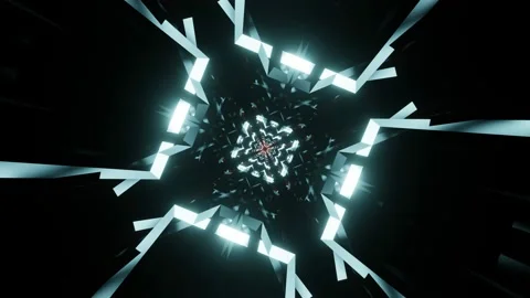 VJ Loop Tunnel is a distortion of reality. September 2021 Vídeo Stock 161771278