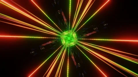 VJ Loop Tunnel of the Thread of the Universe Stock Footage 161723034