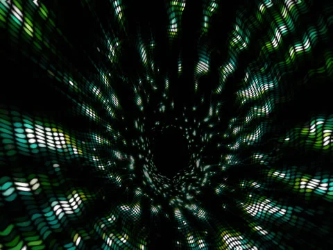 Vj Loop Tunnel wave Stock Footage 76883500