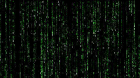 VJ Loop Vertical Matrix Code Background. Stock Footage 221426543