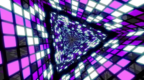 VJ Loop Violet Cold Tunnel 2 库存影片 50464836