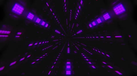 VJ Loop Violet Triangular Tunnel 库存影片 60117452