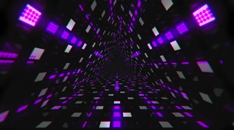 VJ Loop Violet Triangular Tunnel 库存影片 60118832