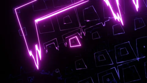 VJ Loop Zigzags of the Galaxy August 2021 H.264 4K. Video stock 158133383