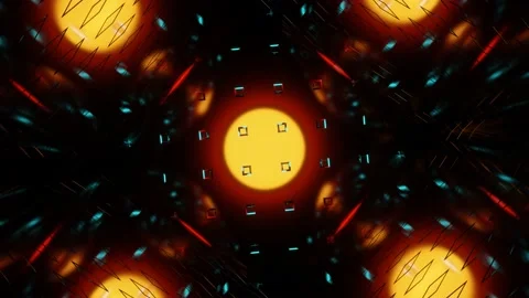 VJ Loops abstract background - disco mosaic. Stock Footage 164020976