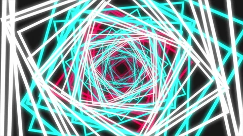 VJ Loops Abstract Shape Elements Stock Footage 283910931