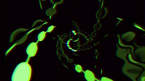 Vj Loops Green Motion Chains Stock Footage 168169296