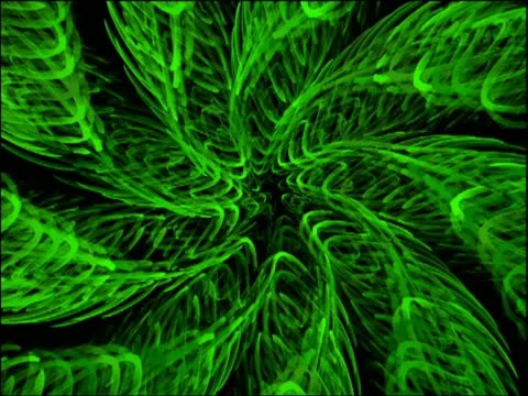 VJ Loops Green Spiral 库存影片 22153645