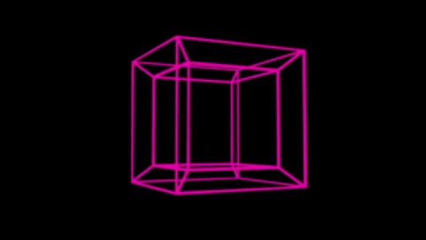 Vj Loops - Hypnotic Cube - Sci-fi Abstract Visual Loops - Seamless Looping Stock-Footage 136564149