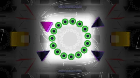 VJ Loops Triangular Stock Footage 60599180