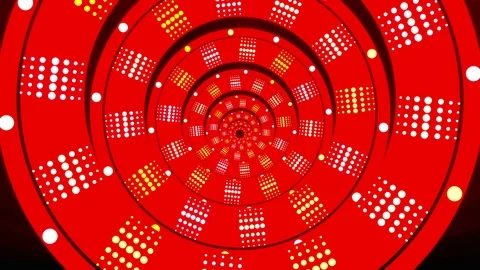 Vj Loops ,Tunnel ,Circle Lights Background 02 Video stock 105854110