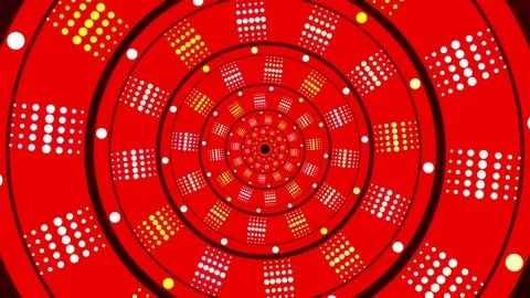 Vj Loops ,Tunnel ,Circle Lights Background 01 Video stock 105854300