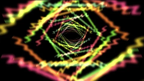 VJ Loops tunnel Stock Footage 75396969