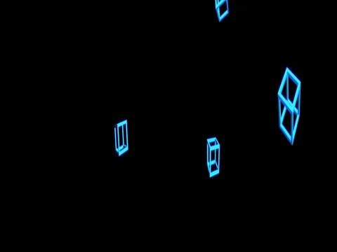 VJ Loops Ultra Wide Multi Screen Abstract Motion Background HD 1920x480 Stock Footage 70624208