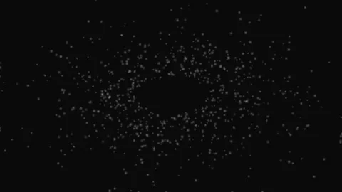 VJ Particle Loop Background Dark Ambient Orb Motion Relaxing Stock Footage 332710271