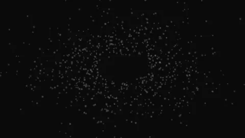 VJ Particle Loop Background Dark Ambient Orb Motion Relaxing Stock Footage 332710399