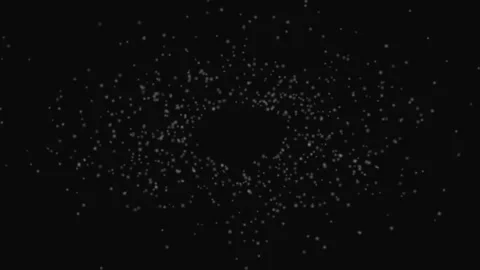 VJ Particle Loop Background Dark Ambient Orb Motion Relaxing Stock Footage 332710909