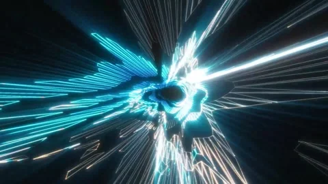 VJ Particle Tunnel LOOP 02 Stock-Footage 320290913