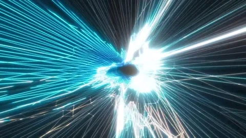 VJ Particle Tunnel LOOP 03 Stock-Footage 320291047