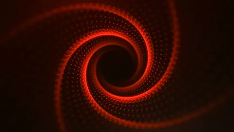 VJ Plexus Red Light Tunnel. Seamless loop Stock Footage 108510431