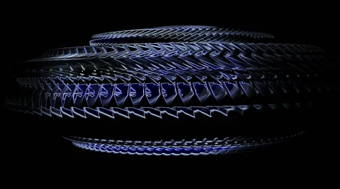 VJ Space Gears 01 Stock Footage 40833505