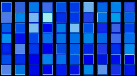 Vj square neon light array matrix background&amp;cube big data database backdrop. 動画素材 829827