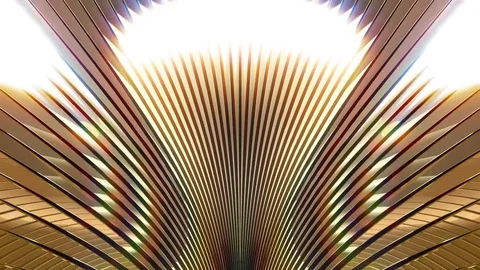 VJ Stage Gold Background Stock Footage 74543927