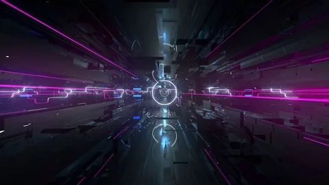 VJ Transformed Space Stock Footage 82126250