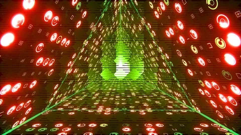 VJ Triangle Tunnel Stock Footage 108463597