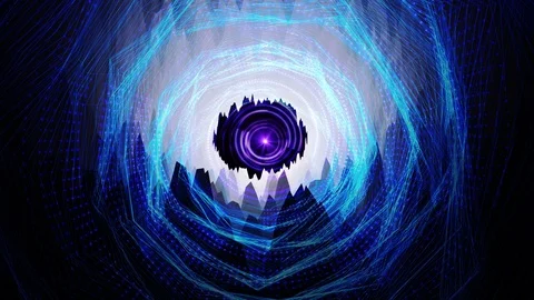 Vj Tunnel Stock Footage 89836116