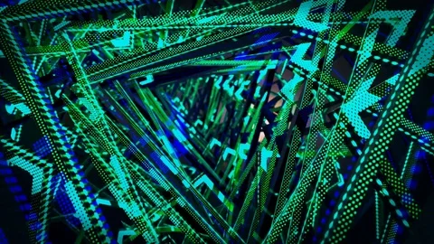 VJ Tunnel Loops Animation Stock Footage 75829158
