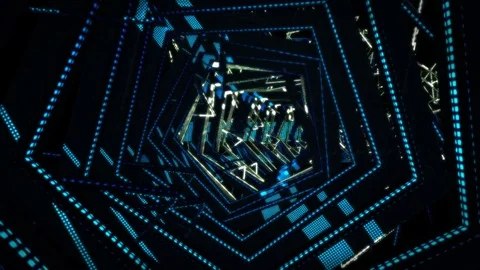 VJ Tunnel Loops 스톡 동영상 75439545