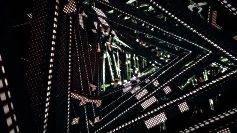 VJ Tunnel Loops Stock Footage 75439552