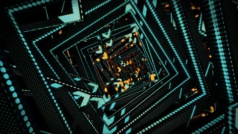 VJ Tunnel Loops 스톡 동영상 75440306