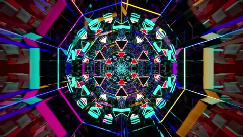 VJ tunnel riddle Stock Footage 146827194
