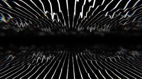 VJ Wave Stripes Stock Footage 77242998