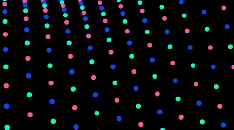 VJ Waving String Curtain 10 Stock Footage