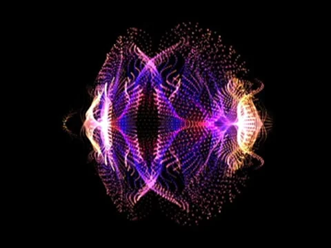 VJ640 3D FORM LINES 4 side cone 2 Video stock 8522116