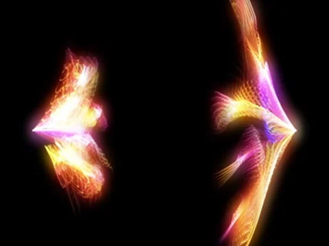 VJ640 FORM LINES Stock Footage
