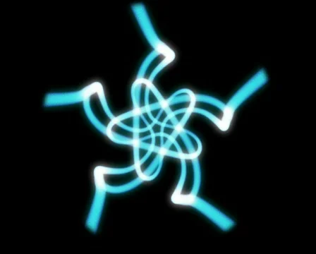 VJFader neon-circular-3 PAL 動画素材 578900