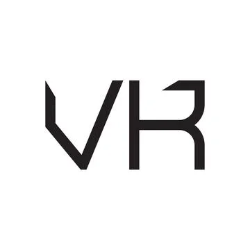 Vk initial letter vector logo icon Illustrazione stock