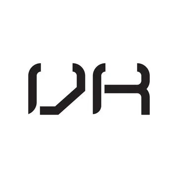 Vk initial letter vector logo icon Illustrazione stock