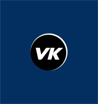 VK logo Stock Illustration