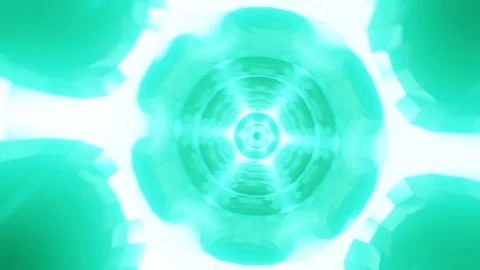 Vk loop pulsating portal tunnel of dreams abstract 3d background Stock Footage 228765453